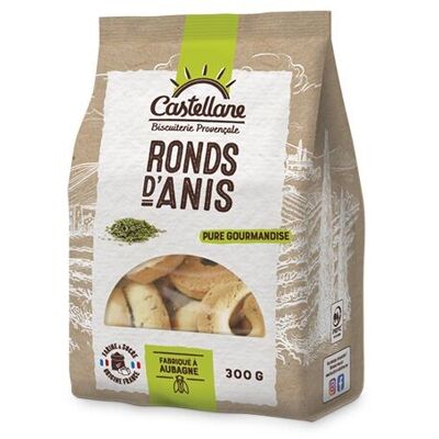 Biscuits de Provence - RONDS D'ANIS
