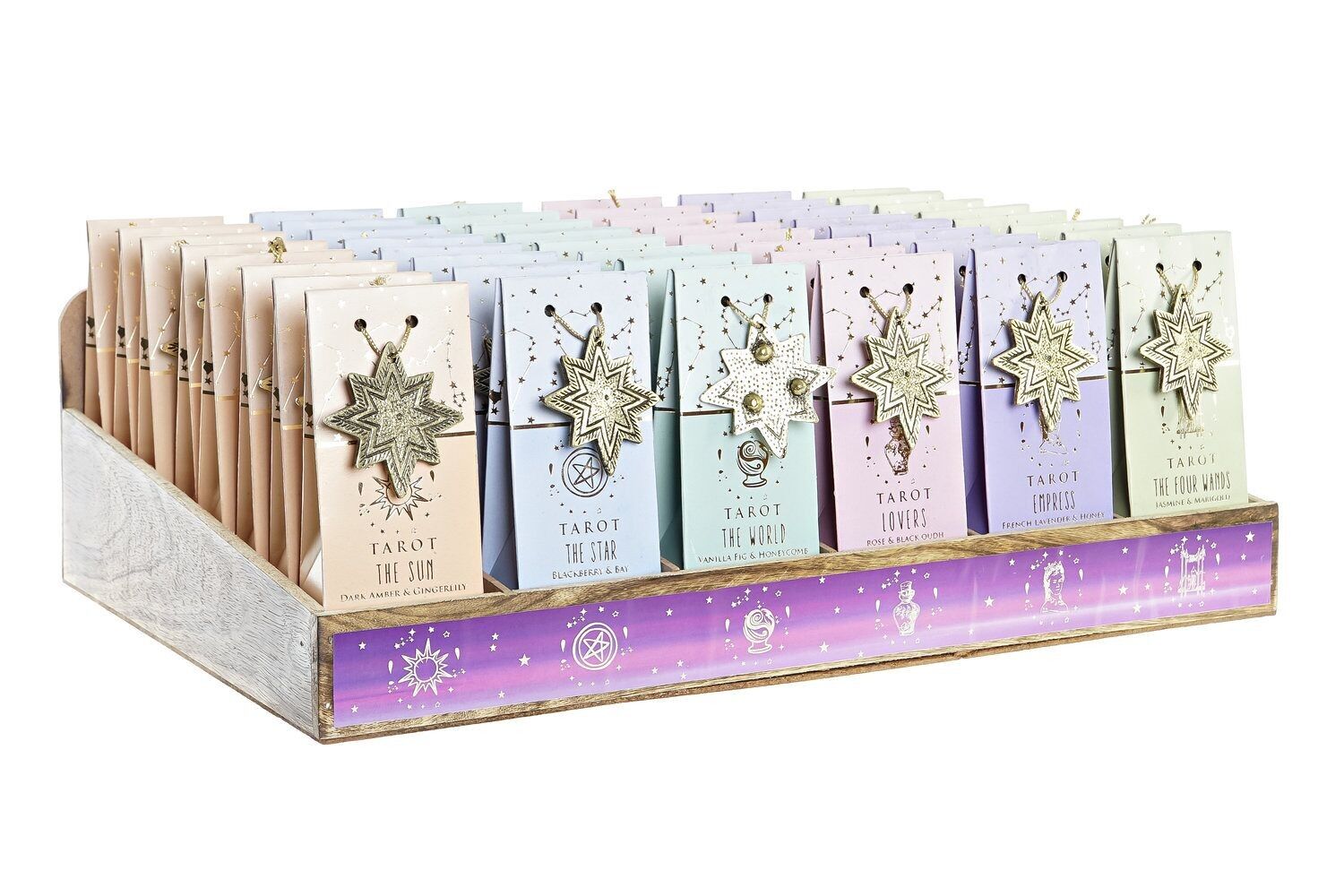 INCIENSO CONO SET 30 AROMA 6,5X3,5X16,5 6 SURT. IN200937