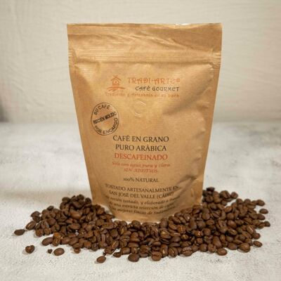 100% Arabica ground decaffeinated coffee, 250 gr