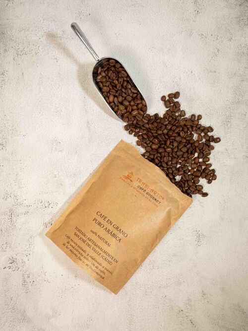 Café en grano 100% Arábico, 250 gr