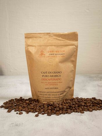 Café en grains 100% Arabica décaféiné, 250 gr 1