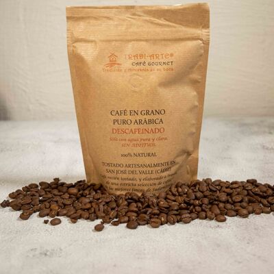 Café en grano descafeinado 100% Arábico, 250 gr