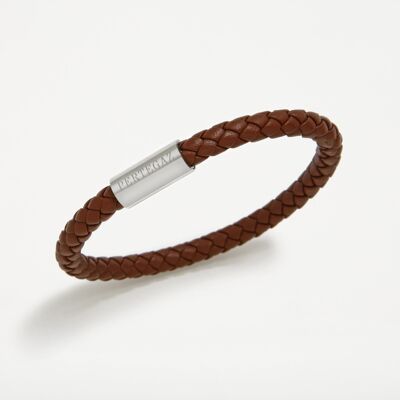 PULSERA PERTEGAZ CUERO MARRON