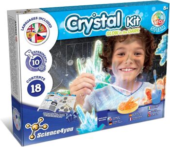 Crystal Factory GID - Kit de chimie pour enfants 1
