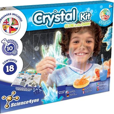 Crystal Factory GID - Kit di chimica per bambini