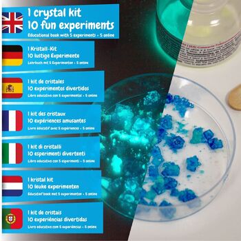 Crystal Factory GID - Kit de chimie pour enfants 2