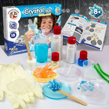 Crystal Factory GID - Kit de chimie pour enfants 3