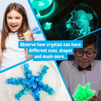 Crystal Factory GID - Kit de chimie pour enfants 6