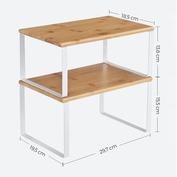 Organisateur de cuisine lot de 4 19,5 x 29,7 x 15,5 cm (P x L x H) 8