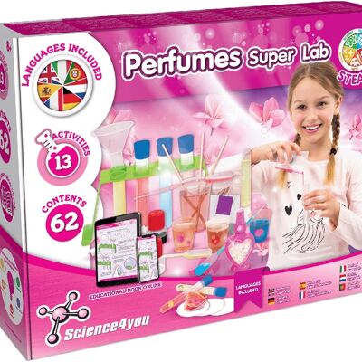 Perfume Super Lab para niños