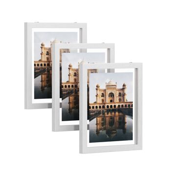 Lot de 9 cadres photo flottants 32 x 27 cm (L x l) 2