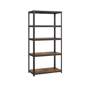 Rack de stockage à 5 niveaux 40 x 90 x 180 cm (P x L x H)