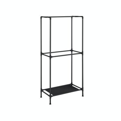 Clothes rack with 3 clothes rails 95 x 45 x 201 cm (L x W x H)