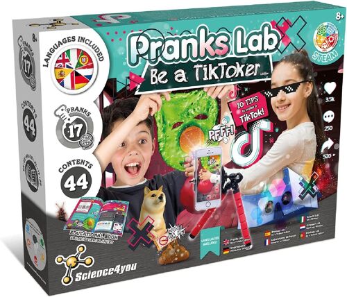 Pranks Lab Be a TikToker - Toy, Game for Kids (7 languages)