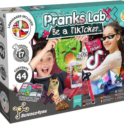 Pranks Lab Sei ein TikToker – Spielzeug, Spiel für Kinder (7 Sprachen)