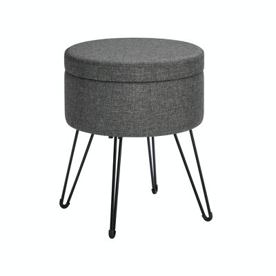 Stool with storage space 37 x 45 cm (Ø x H)