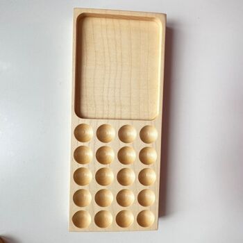 Cadre en bois 20, planche de comptage Montessori 5
