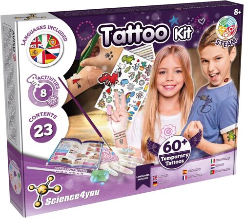 Temporary Tattoos Kit for Kids