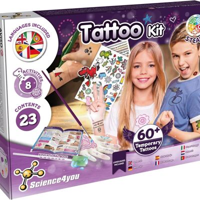 Kit de tatuajes temporales para niños