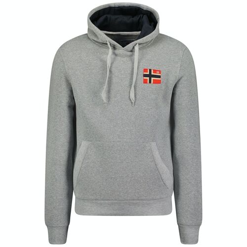 Sweat Homme Geographical Norway FONDANT BLENDED GREY DB MEN 054