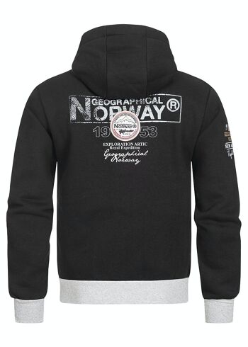 Sweat Homme Geographical Norway FLYER BLACK DB MEN 100 3
