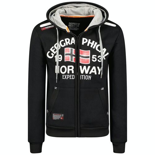 Sweat Homme Geographical Norway FLAG BLACK DB MEN 054