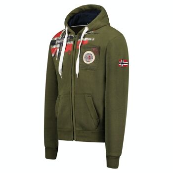 Sweat Homme Geographical Norway FESPOTE KAKI DB MEN 100 5