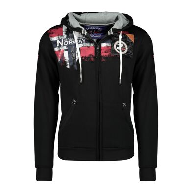 Sweat Homme Geographical Norway FESPOTE BLACK MEN 317 DISTRI A