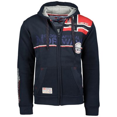 Sweat Homme Geographical Norway FAPONIE NAVY MEN 317 DISTRI A