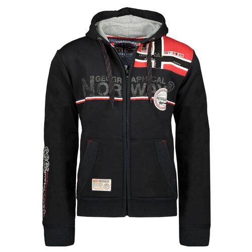Sweat Homme Geographical Norway FAPONIE BLACK MEN 317 DISTRI A