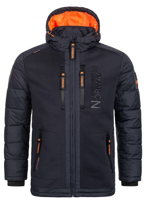 Buy wholesale Geographical Norway Men's Parka BEACHWOOD NAVY-ORANGE S-XXL  MEN 068 DISTRI