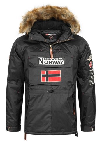 Parka Homme Geographical Norway BARMAN DB BLACK MEN 068 1