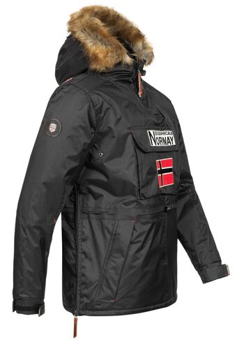 Parka Homme Geographical Norway BARMAN DB BLACK MEN 068 3