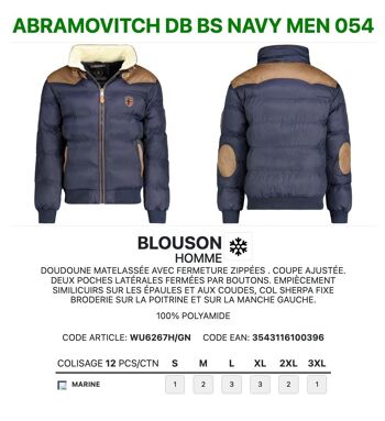 Parka Homme Geographical Norway ABRAMOVITCH DB BS NAVY MEN 054 2