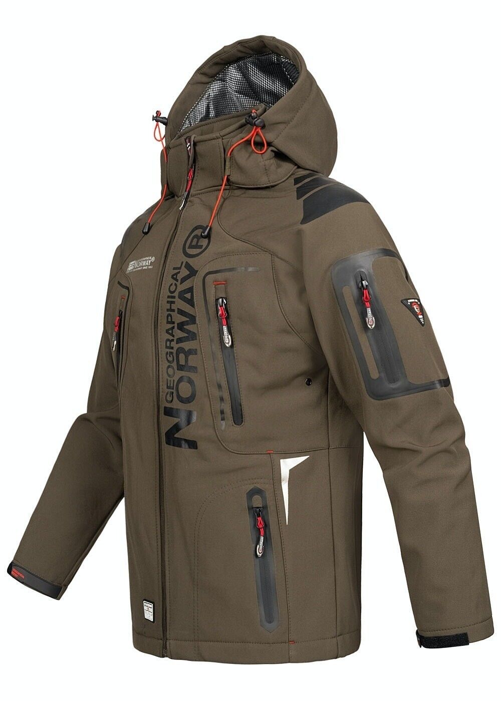 Compra Geographical Norway TECHNO KHAKI BLACK DB MEN 056 Chaqueta