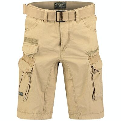 Pantalones cortos de hombre Geographical Norway PANORAMIC BEIGE DB MEN 063