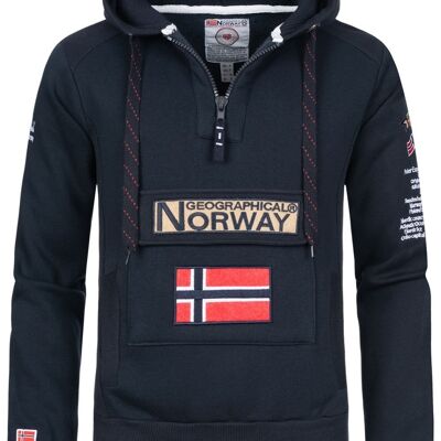 Geographical Norway GYMCLASS NAVY DB MEN 100 Herren-Sweatshirt