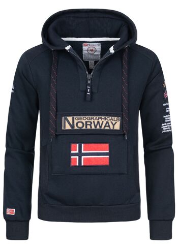 Sweat Homme Geographical Norway GYMCLASS NAVY DB MEN 100 1