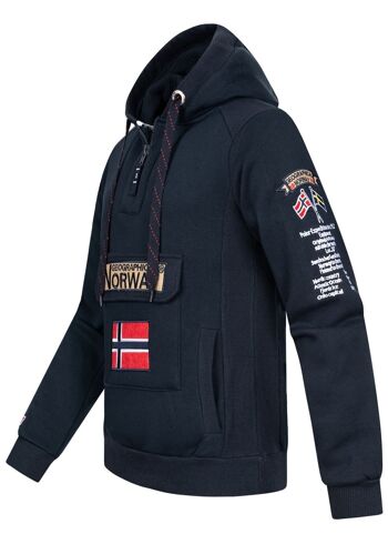 Sweat Homme Geographical Norway GYMCLASS NAVY DB MEN 100 3