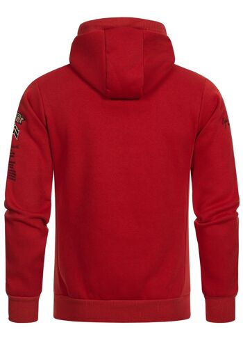 Sweat Homme Geographical Norway GYMCLASS MEN HZ RED 100 DB BS 4