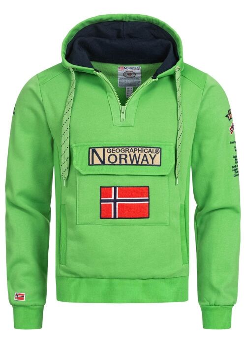 Compra Geographical Norway GYMCLASS GREEN DB MEN 100 Sudadera para hombre  al por mayor