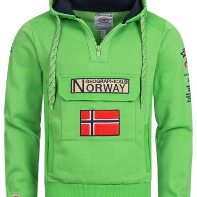 Sweat Homme Geographical Norway GYMCLASS GREEN DB MEN 100