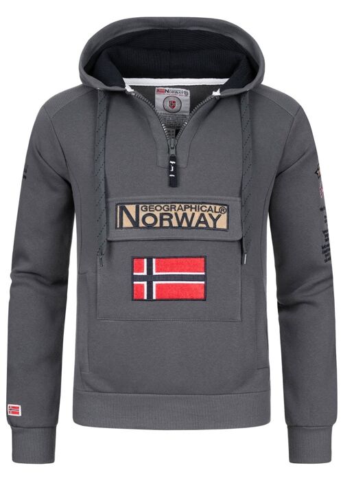 Sweat Homme Geographical Norway GYMCLASS D-GREY DB MEN 100