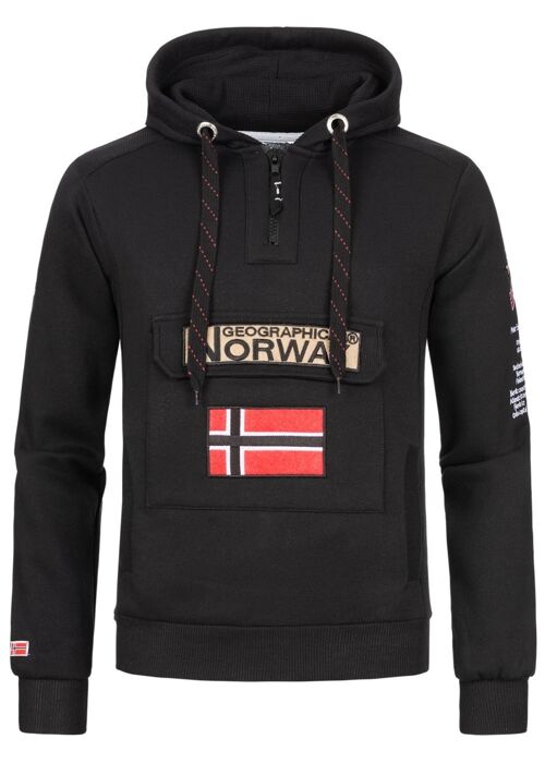 Sweat Homme Geographical Norway GYMCLASS BLACK DB MEN 054