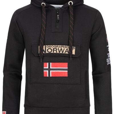 Geographical Norway Herren Sweatshirt GYMCLASS BLACK DB MEN 054