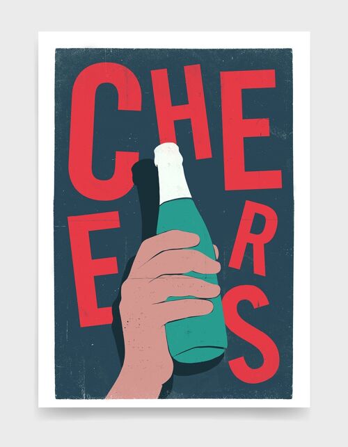 Cheers - A3 - Red