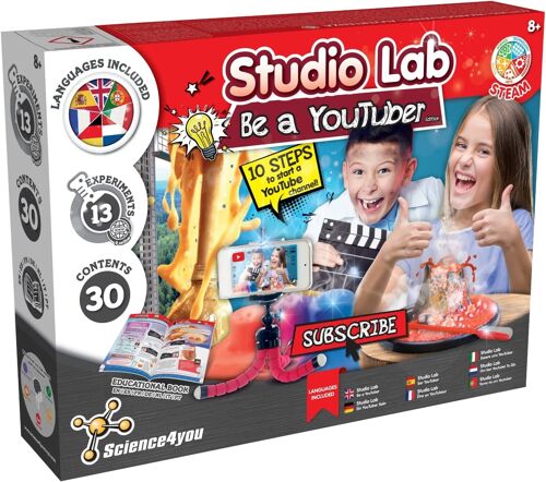 Studio Lab Be a Youtuber - Toy Game for Kids (7 languages)