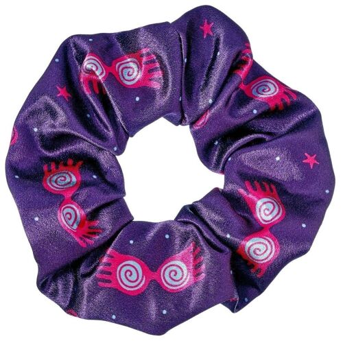 Harry Potter Luna Lovegood Navy & Pink Hair Scrunchie