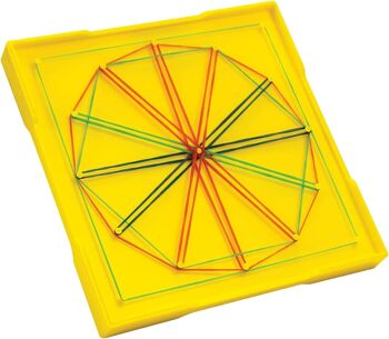 Science4you Geoboard avec élastiques - Jouet éducatif Montessori avec 17 activités pour enfants - Kit de géométrie idéal avec formes géométriques et jeux mathématiques - Jouet scolaire pour enfants de 6 7 8 9 10 ans et plus 5