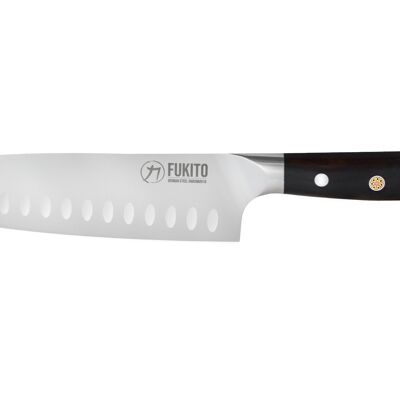 Santoku knife Fukito Ebony X50 18cm
